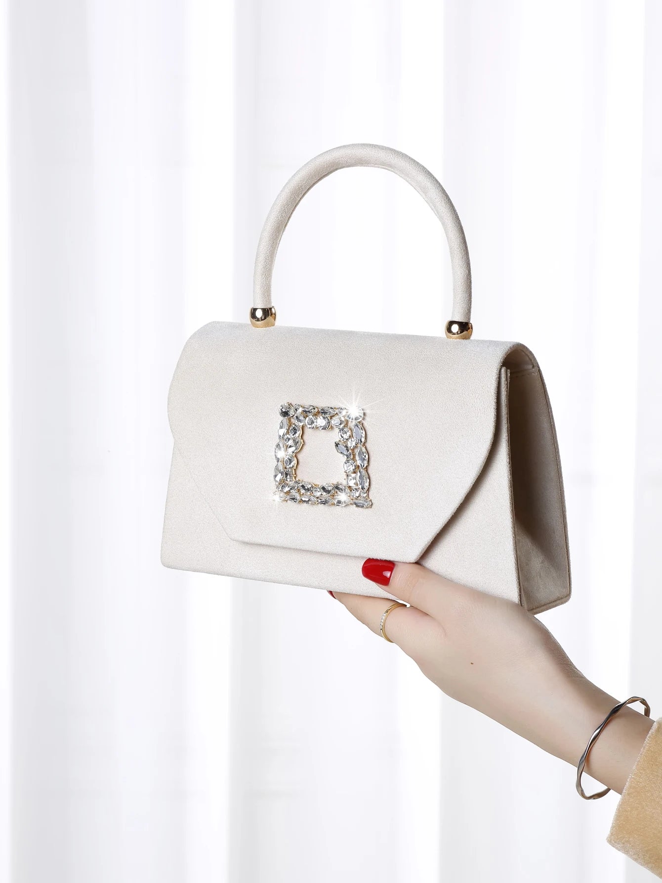 Velvet Evening Clutch Handbag