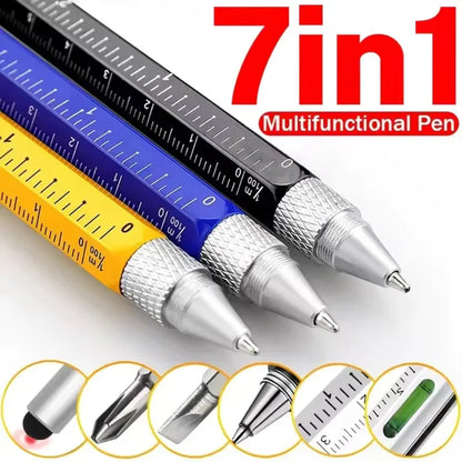 7-in-1 Multifunction Stylus Ballpoint Pen