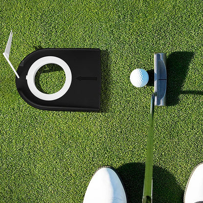 Portable Golf Putting Trainer with Flag Target