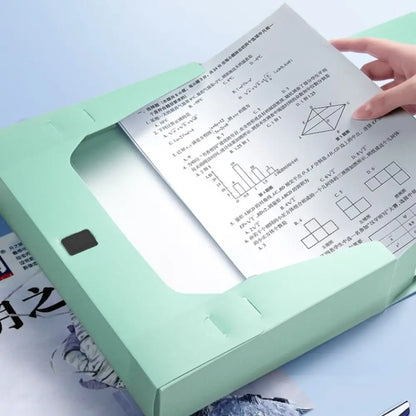 Dustproof PP File Organizer Case for A4 Documents & Office Filing