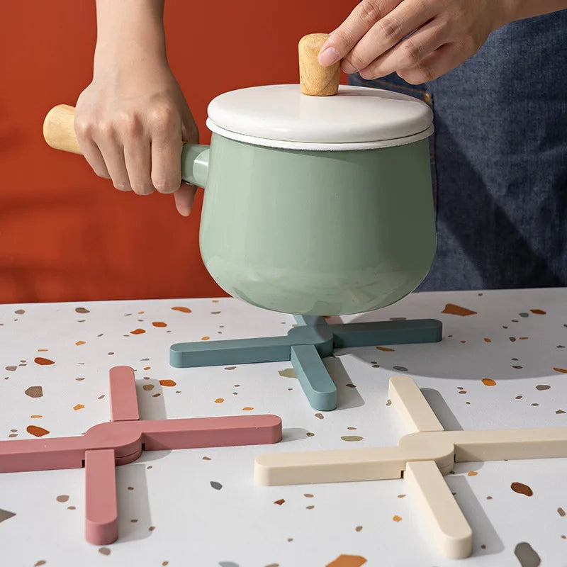 Silicone Folding Trivet Mat
