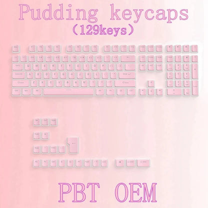 129-Key Pudding PBT Keycap Set