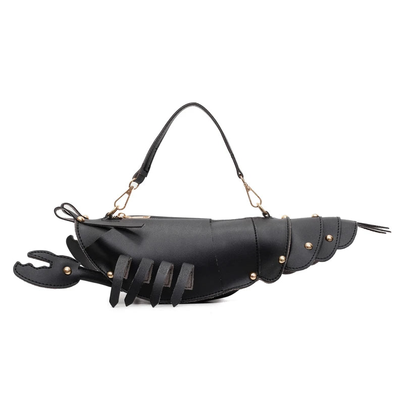 Shaped PU Leather Crossbody Bag