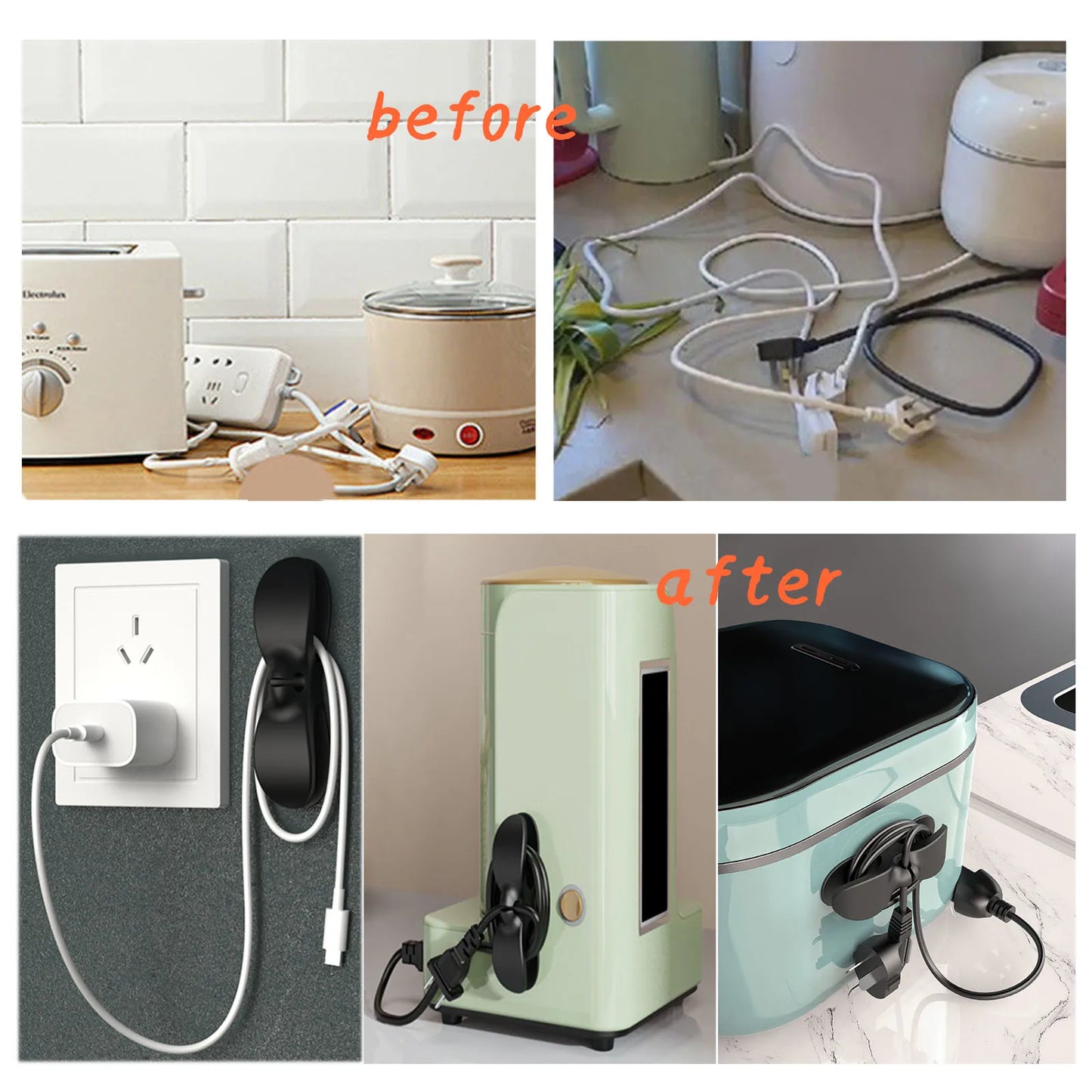 Silicone Appliance Cord Organizer Wrapper