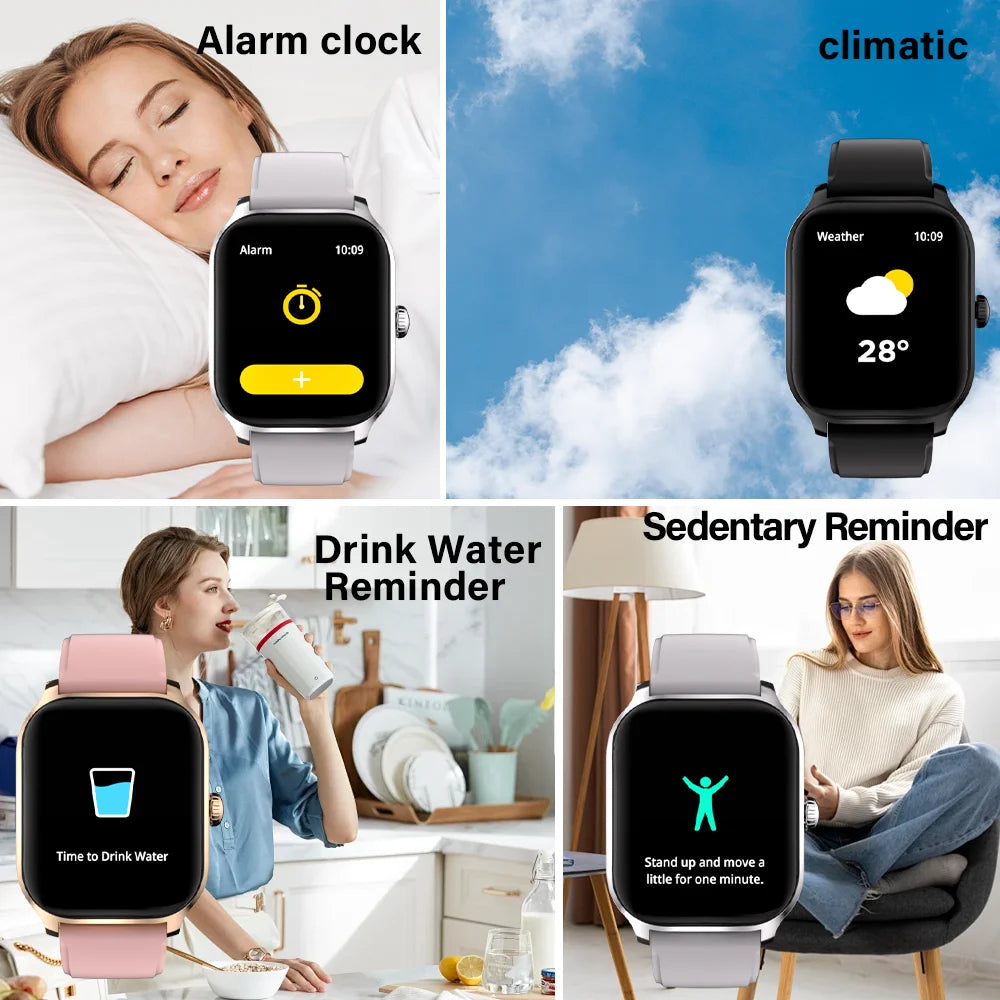 2.01” HD Fitness Smartwatch with Bluetooth Calling