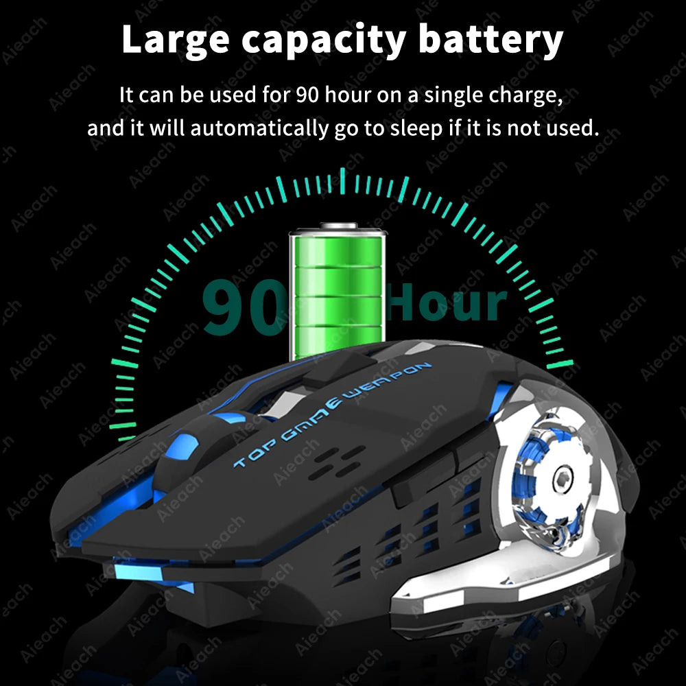 Dual-Mode Wireless RGB Computer Mouse