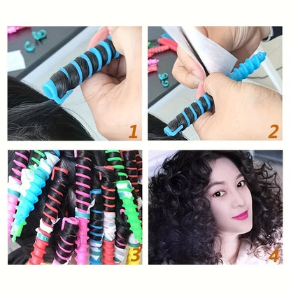 Spiral Hair Curlers Set