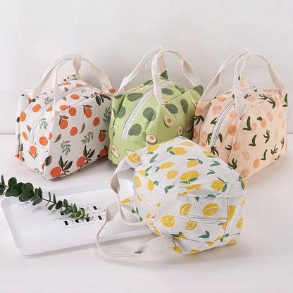 Insulated Canvas Lunch Bag