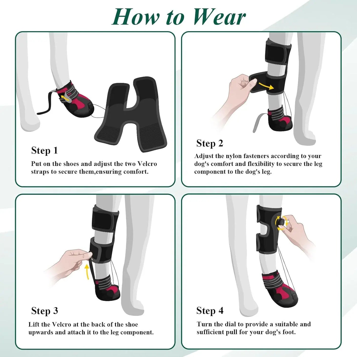 Anti-Slip Dog Shoes