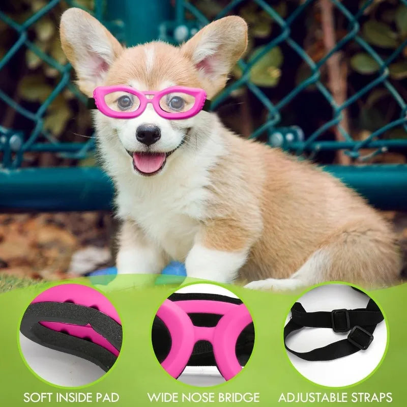Dog Sunglasses – UV Resistant Windproof Pet Goggles