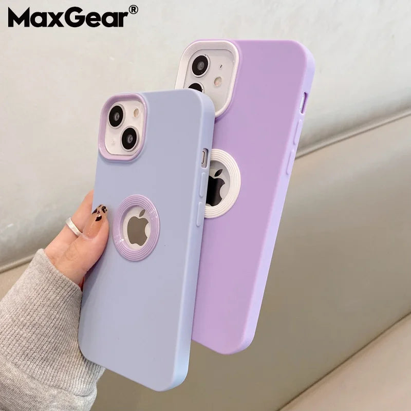 Silicone Phone Case For iPhone 14 13 12 11 Pro Max X XR XS Max 7 8 Plus