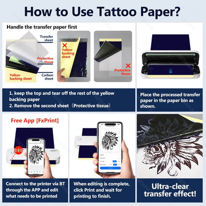 Portable A4 Bluetooth Thermal Printer