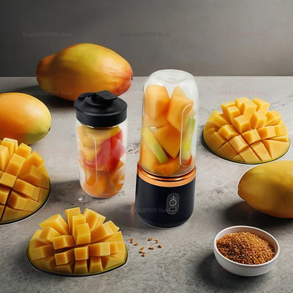 Portable Dual Cup Fruit Juicer
