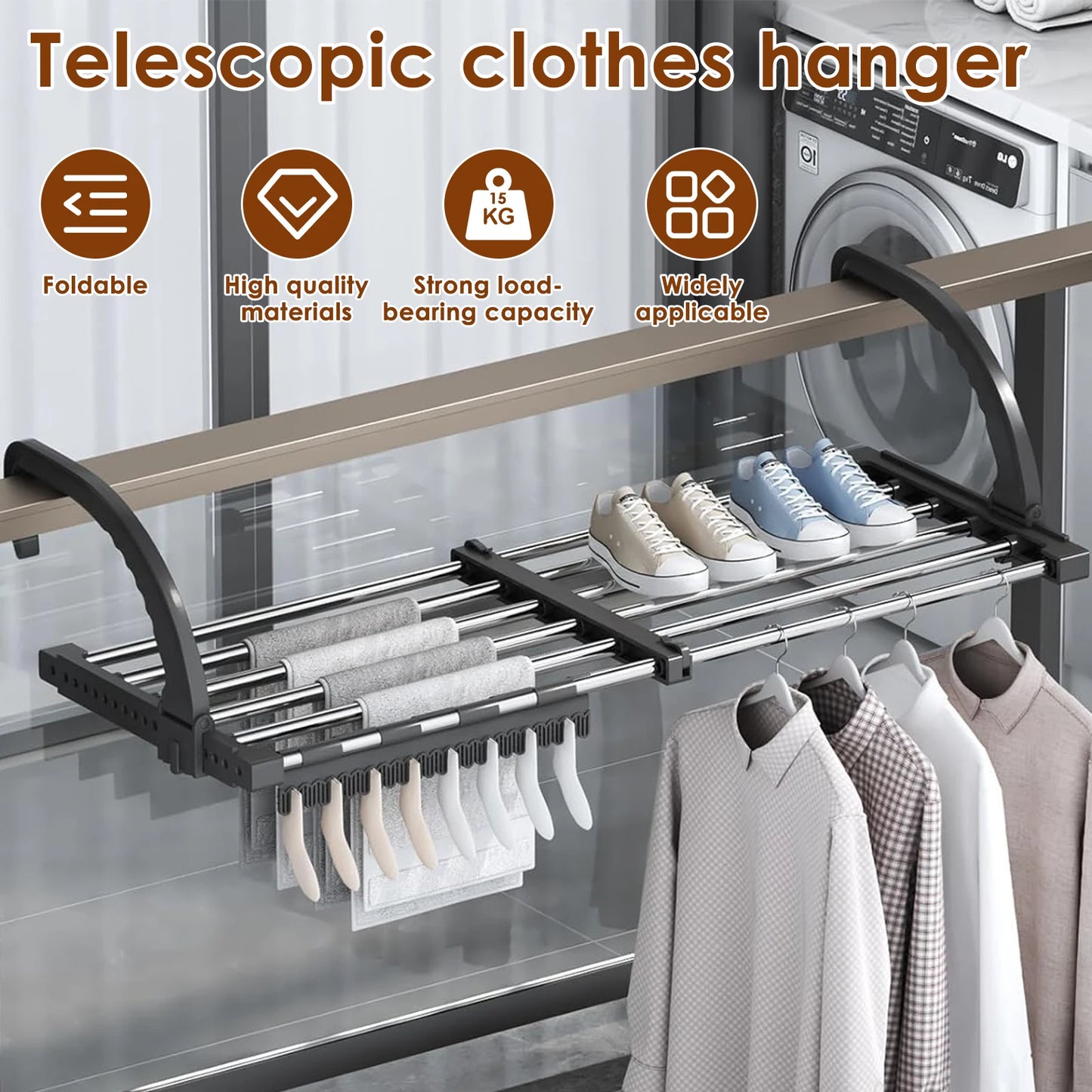 Foldable Radiator Drying Rack