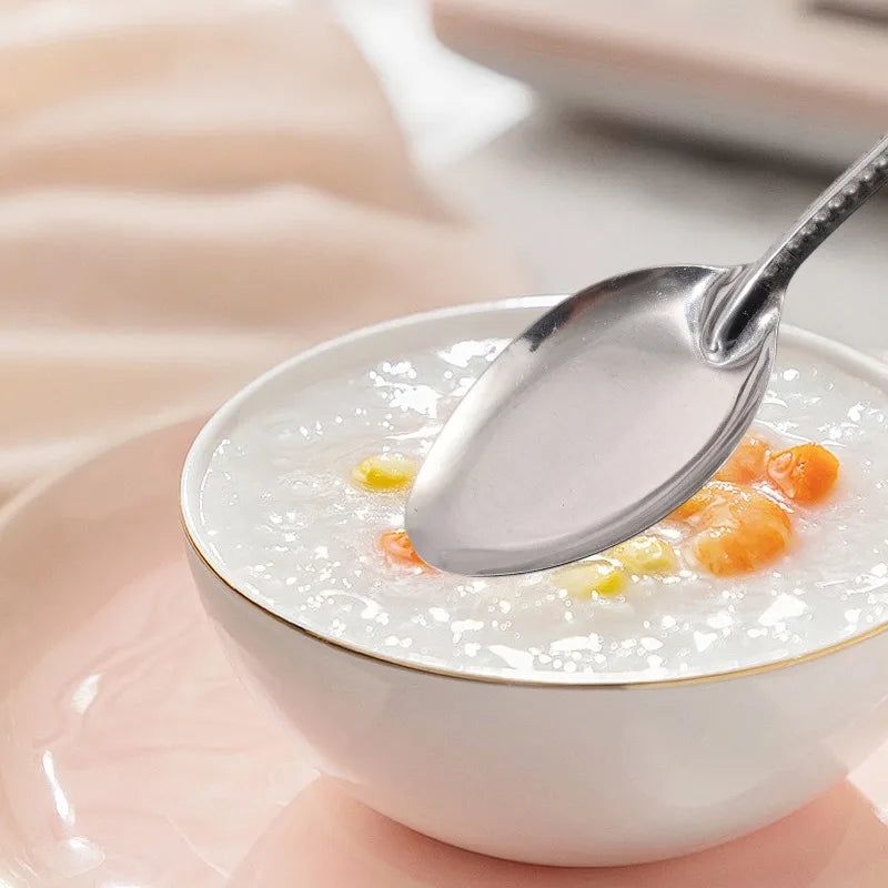 Stainless Steel Flat Bottom Spoon Set