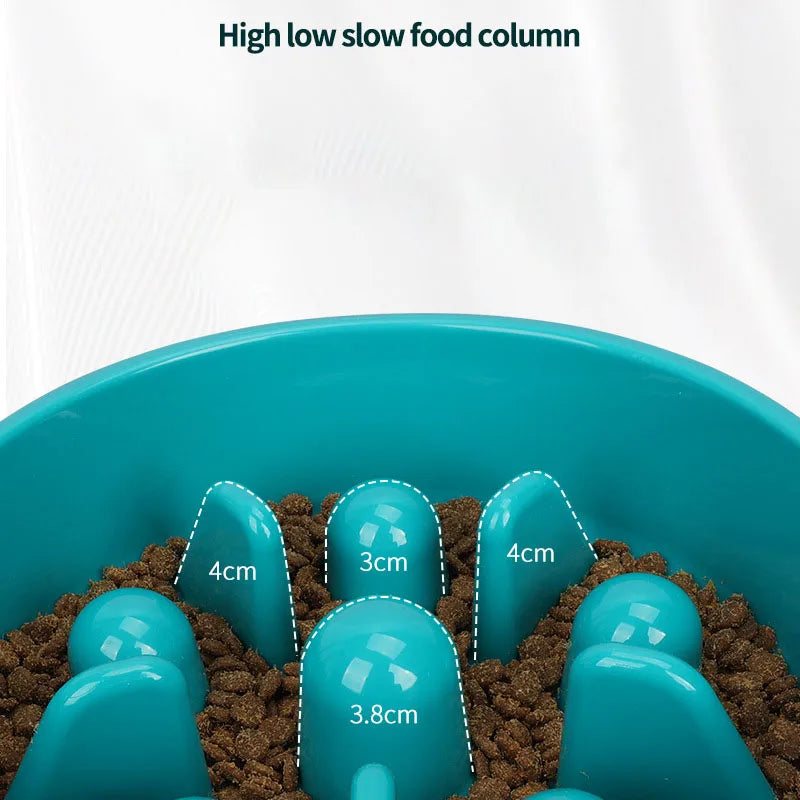 Dog Slow Feeder Bowl Anti-Choking Puzzle Food Dish