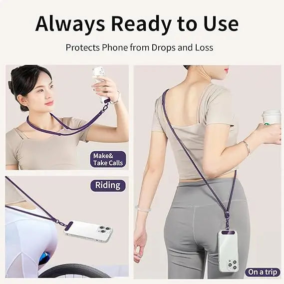 Adjustable Crossbody Phone Lanyard