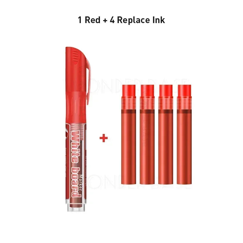 Refillable Erasable Whiteboard Marker Pen