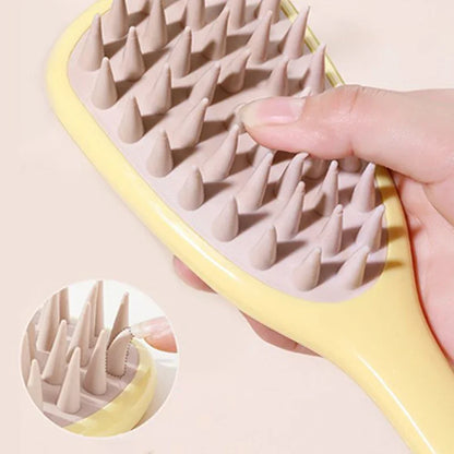 Long Handle Silicone Scalp Massage Shampoo Brush