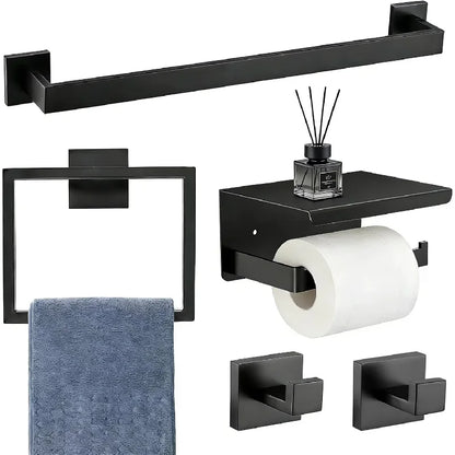 Wall-Mounted Bathroom Hardware Set