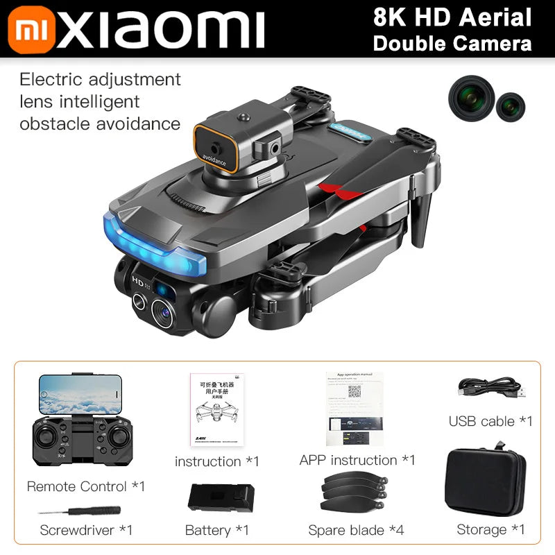 Xiaomi P15 PRO Drone 8K GPS HD Aerial Photography Dual-Camera Drone