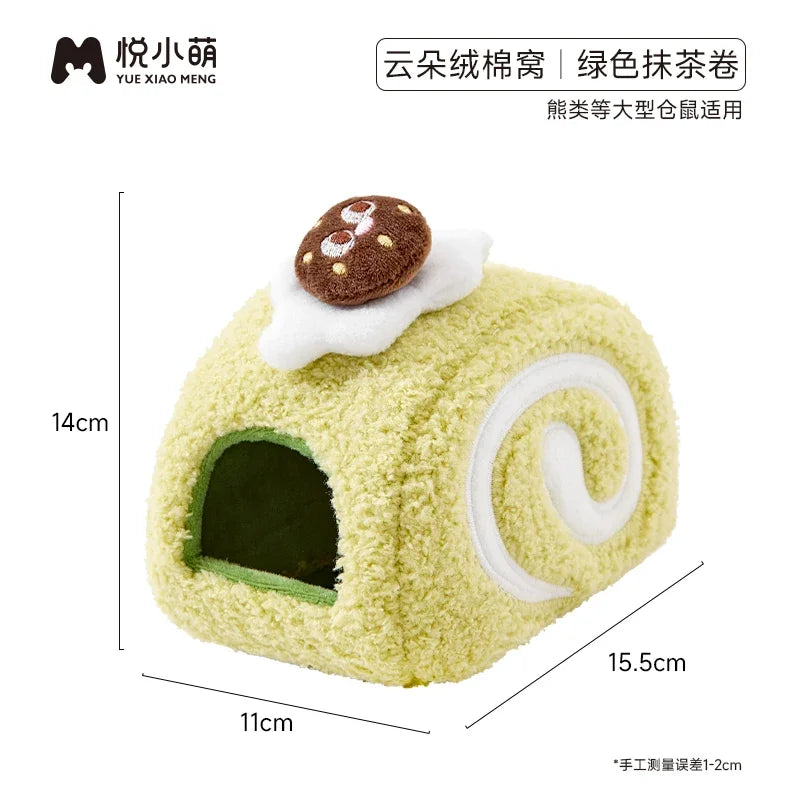 Warm Plush Hamster House