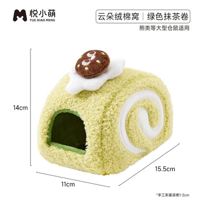 Warm Plush Hamster House