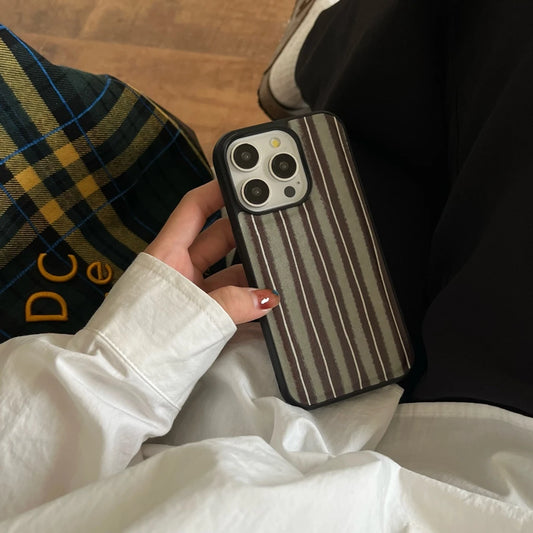 Leather Texture Cover Case for iPhone