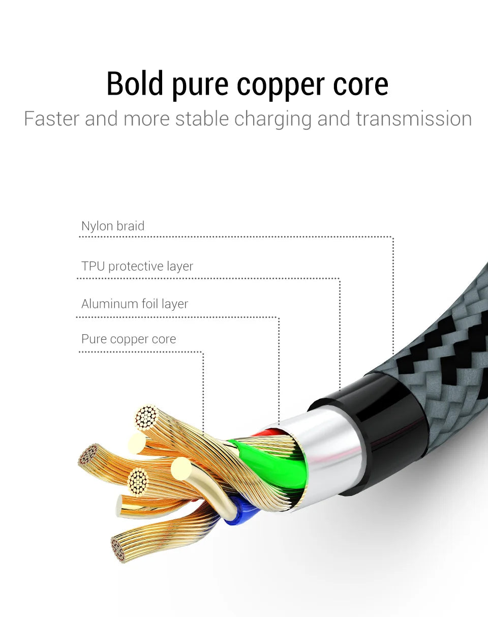 Braided Lightning Charging Cable