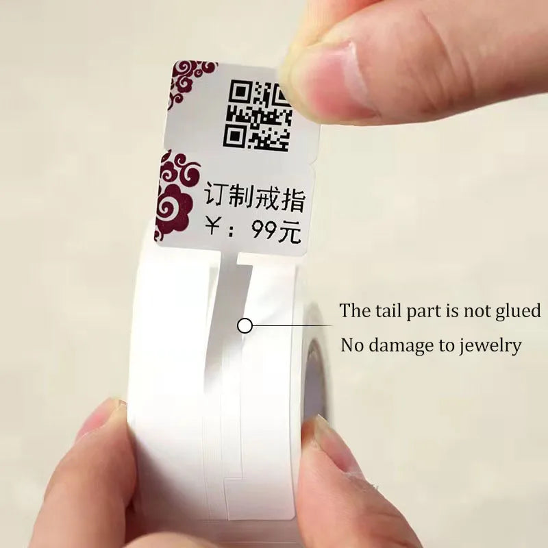 Thermal Jewelry Price Label Stickers