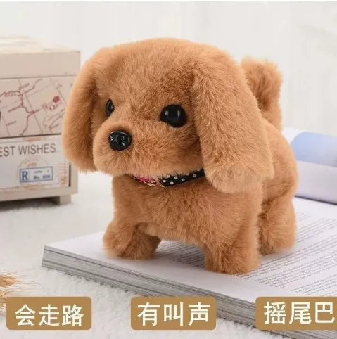 Electric Walking Barking Plush Dog Toy