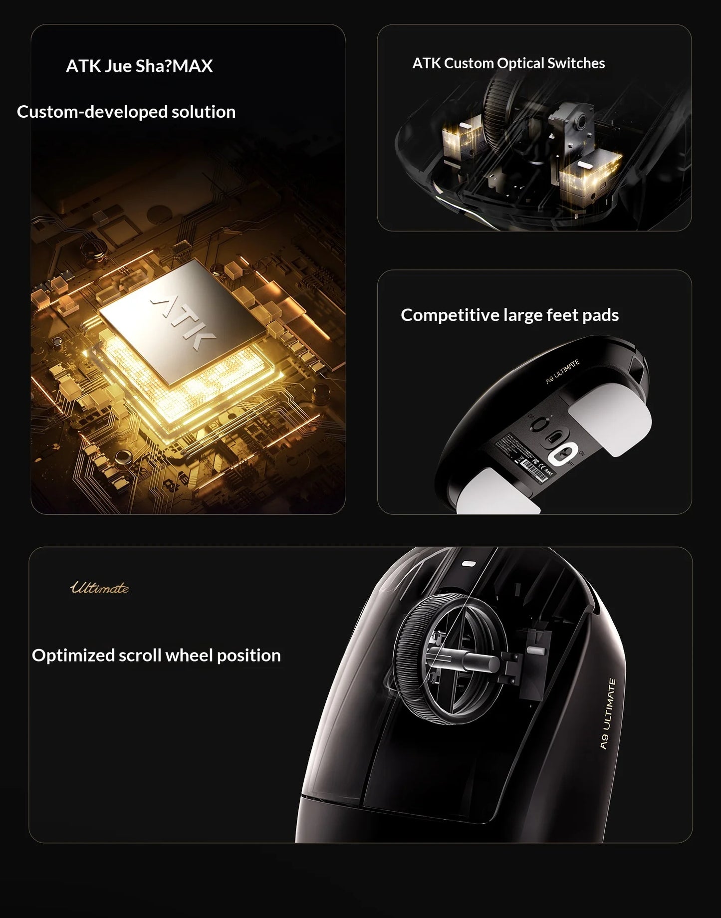 ATK DragonFly A9 Air Ultimate Gaming Mouse