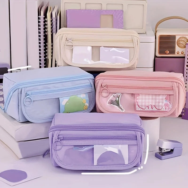 Large Capacity Learning Pencil Case