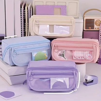Large Capacity Learning Pencil Case
