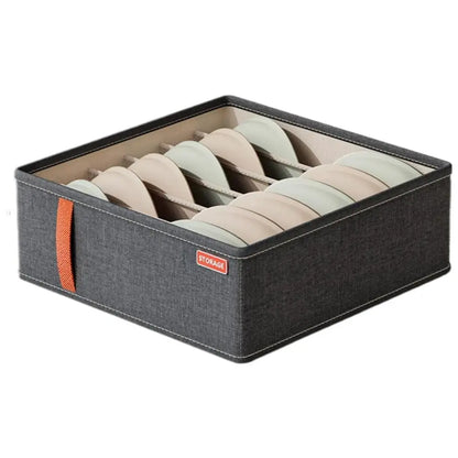 Drawer Underwear Organizer Storage Box with Compartments