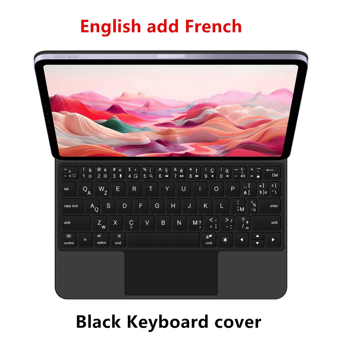 Backlit Keyboard Case with Trackpad for iPad Air & iPad Pro