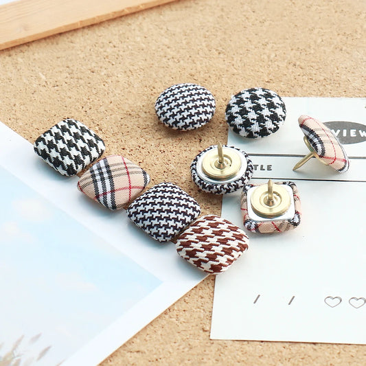 Decorative Button-Style Push Pins