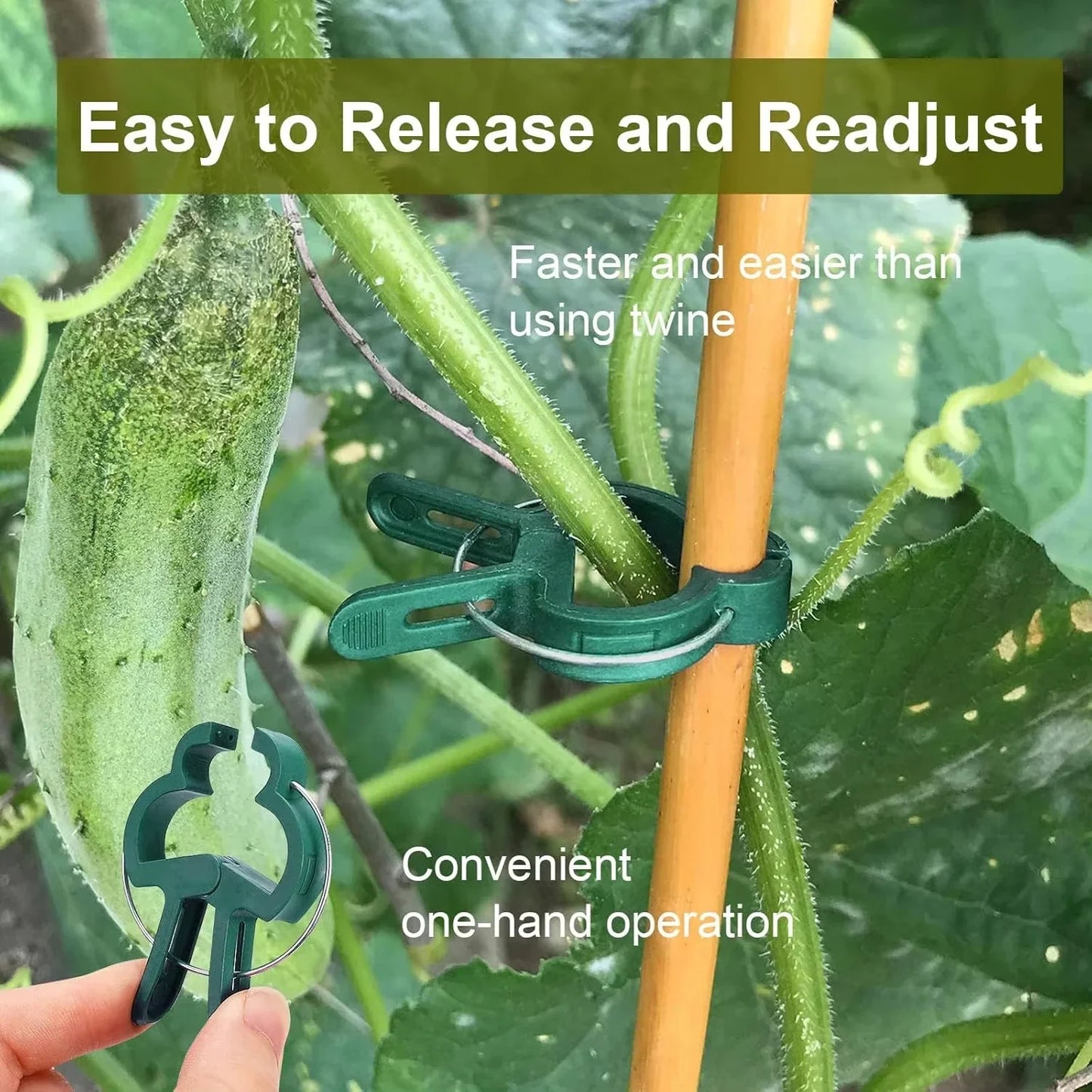 Reusable Garden Plant Support Clips