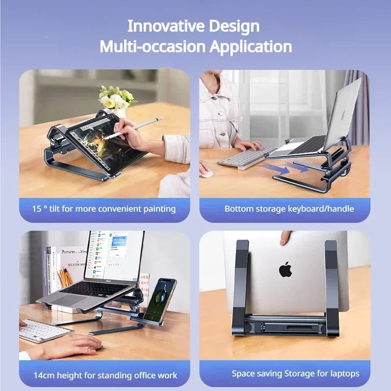 Aluminium Adjustable Laptop Stand