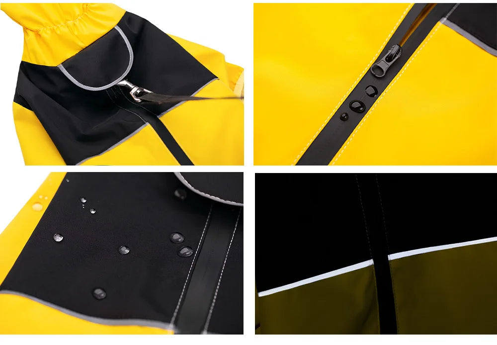 Full Coverage Waterproof Dog Raincoat Jumpsuit