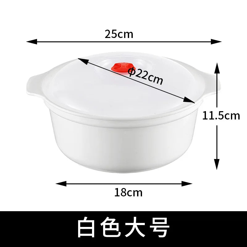 Microwave Food Steamer & Soup Bowl with Lid