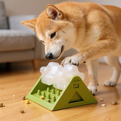Interactive Dog Puzzle Feeder Slow Feeding Toy