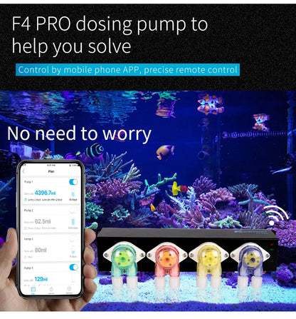 Kamoer F4 PRO V2 WiFi & Bluetooth Aquarium Dosing Pump