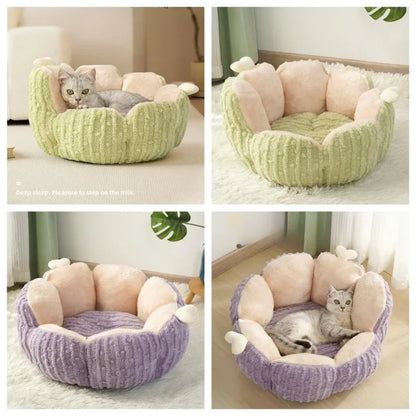 Plush Cactus Pet Nest Bed