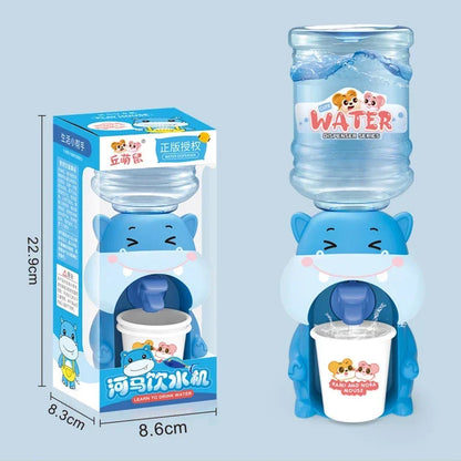 Cartoon Mini Water Cooler with Cup & Bottle