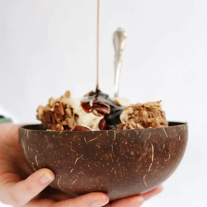 Handmade Natural Coconut Bowl Set
