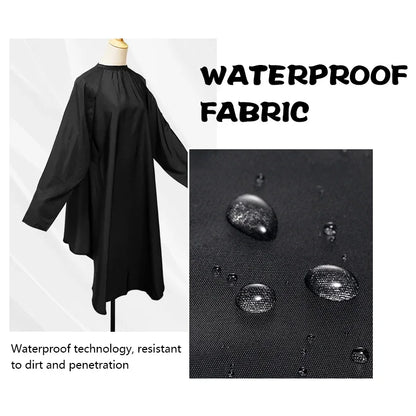 Sleeved Barber Hair Cutting Cape
