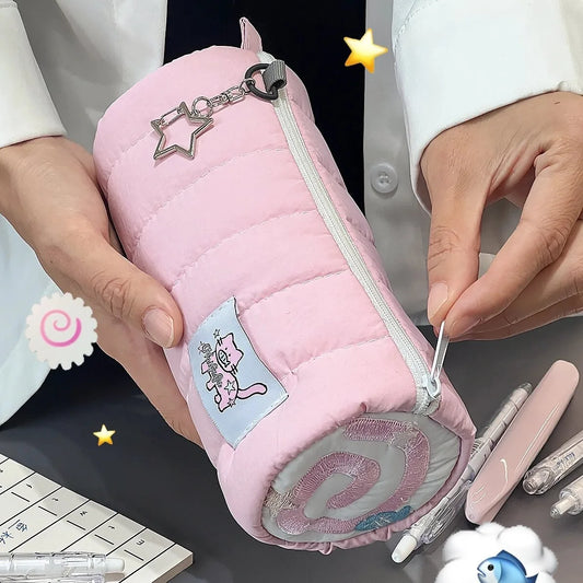 Cute Pink Kawaii Large Capacity Pencil Case
