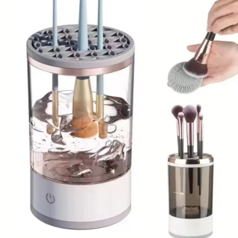 Smart Electric Makeup Brush Cleaner with USB Power