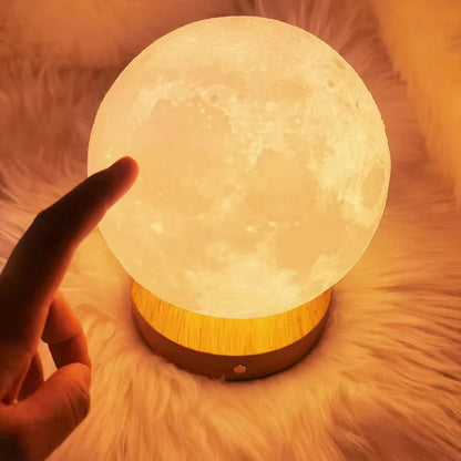 3D Moon LED Night Light